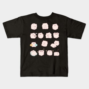 pig kawaii cute Kids T-Shirt